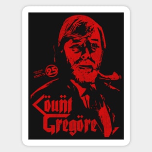 Count Gregore Horror Theater Host KOKH Magnet